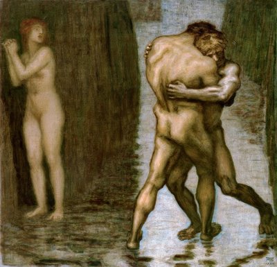 Fight for the Woman by Franz von Stuck